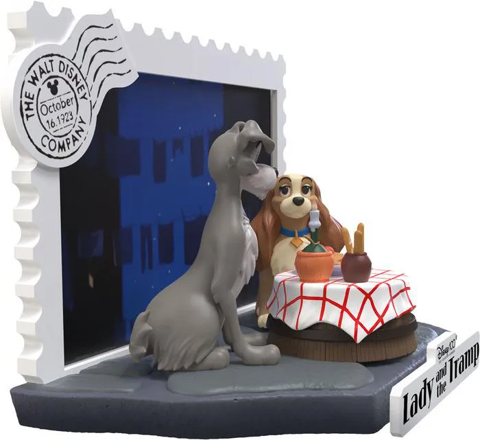 DISNEY - 100th Anniversary D-Stage - Lady And The Tramp Pvc Diorama