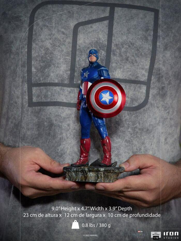 MARVEL - The Infinity Saga - Captain America Battle of NY 1/10 BDS Art Scale Statue