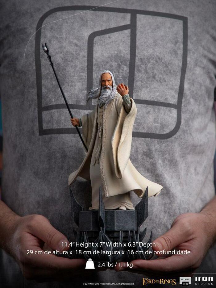 LORD OF THE RINGS - Saruman 1/10 BDS Art Scale Statue