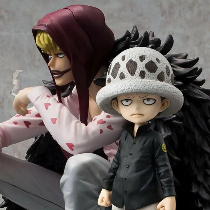 ONE PIECE - Corazon & Law Limited Edition 1/8 Pvc Figure P.O.P.