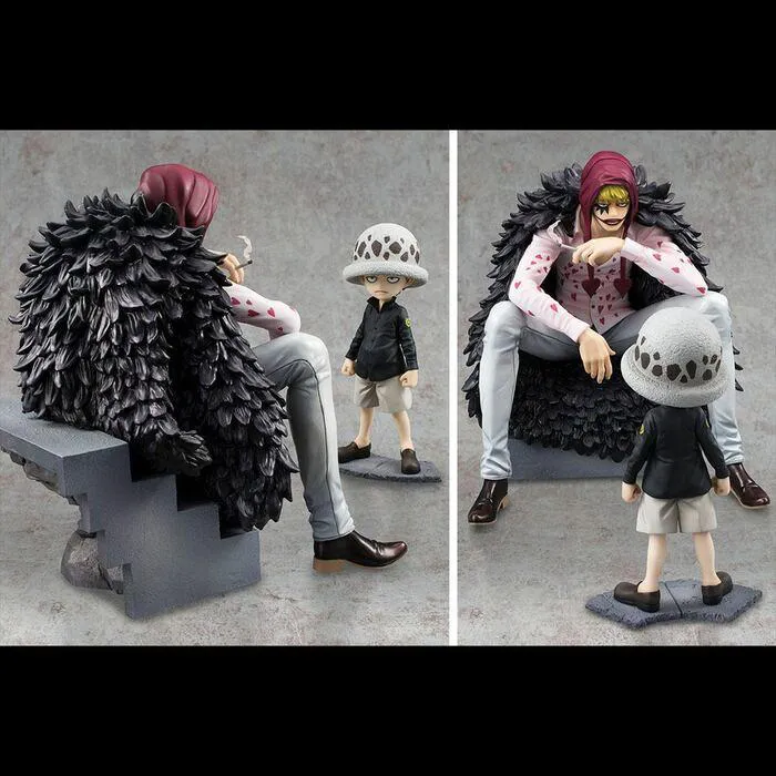 ONE PIECE - Corazon & Law Limited Edition 1/8 Pvc Figure P.O.P.