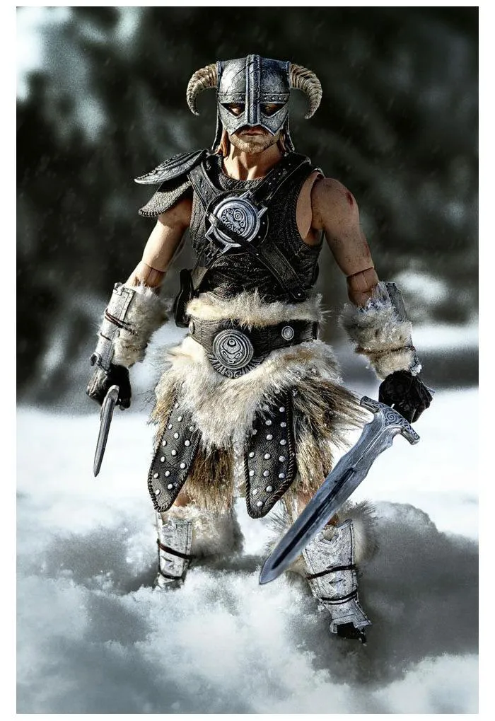 THE ELDER SCROLLS V - Skyrim - Dragonborn Deluxe Edition 1/6 Action Figure 12"