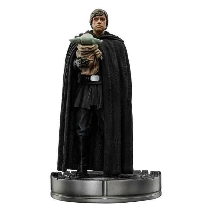 STAR WARS - The Mandalorian - Luke Skywalker and Grogu 1/10 Art Scale Statue