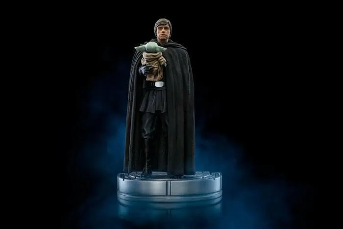 STAR WARS - The Mandalorian - Luke Skywalker and Grogu 1/10 Art Scale Statue