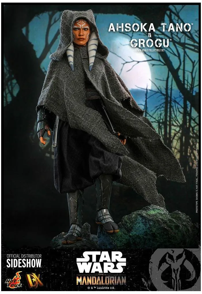 STAR WARS - The Mandalorian - Ahsoka Tano & Grogu 1/6 Action Figure 12" 2-Pack DX-21