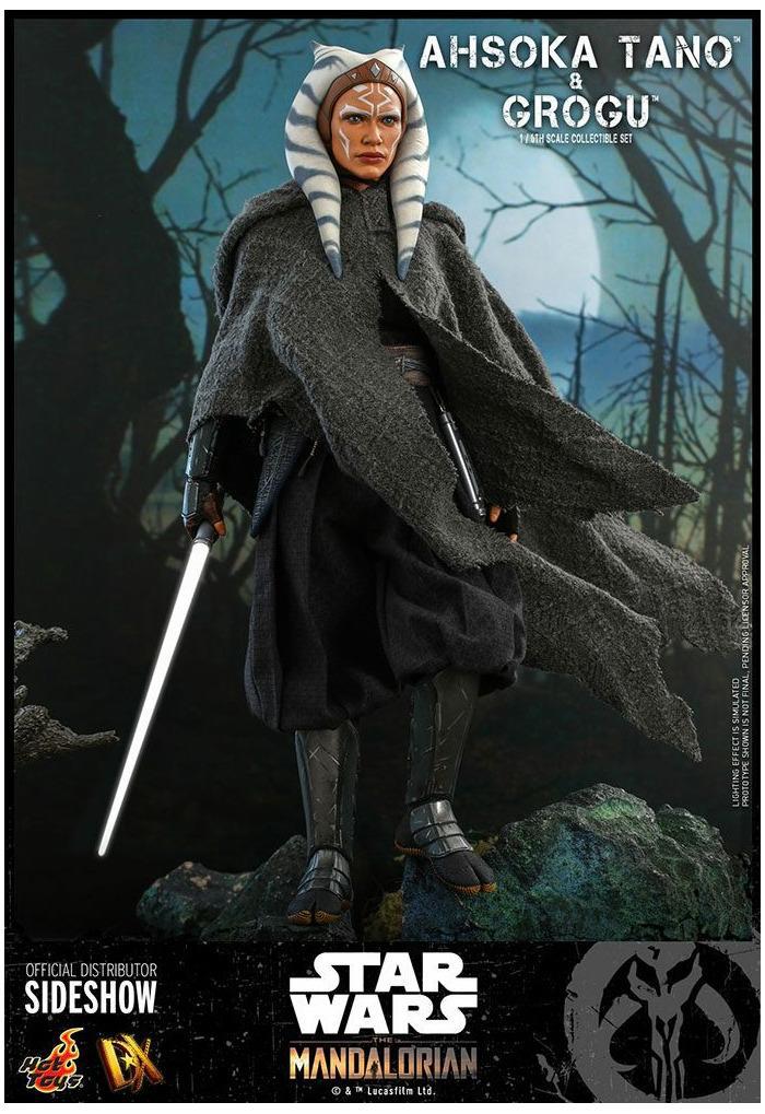 STAR WARS - The Mandalorian - Ahsoka Tano & Grogu 1/6 Action Figure 12" 2-Pack DX-21