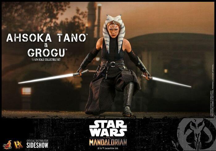 STAR WARS - The Mandalorian - Ahsoka Tano & Grogu 1/6 Action Figure 12" 2-Pack DX-21