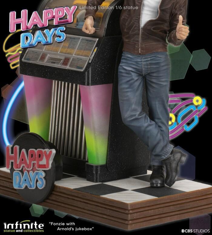 OLD & RARE - Fonzie Happy Days 1/6 Polystone Statue