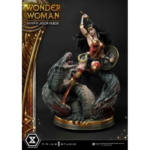 WONDER WOMAN - Wonder Woman vs. Hydra 1/3 Polystone Statue