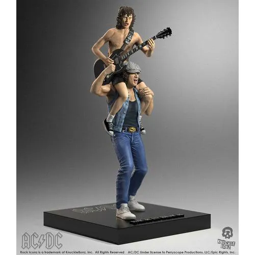 AC/DC - Rock Iconz - Angus & Brian 1/9 Polystone Statue