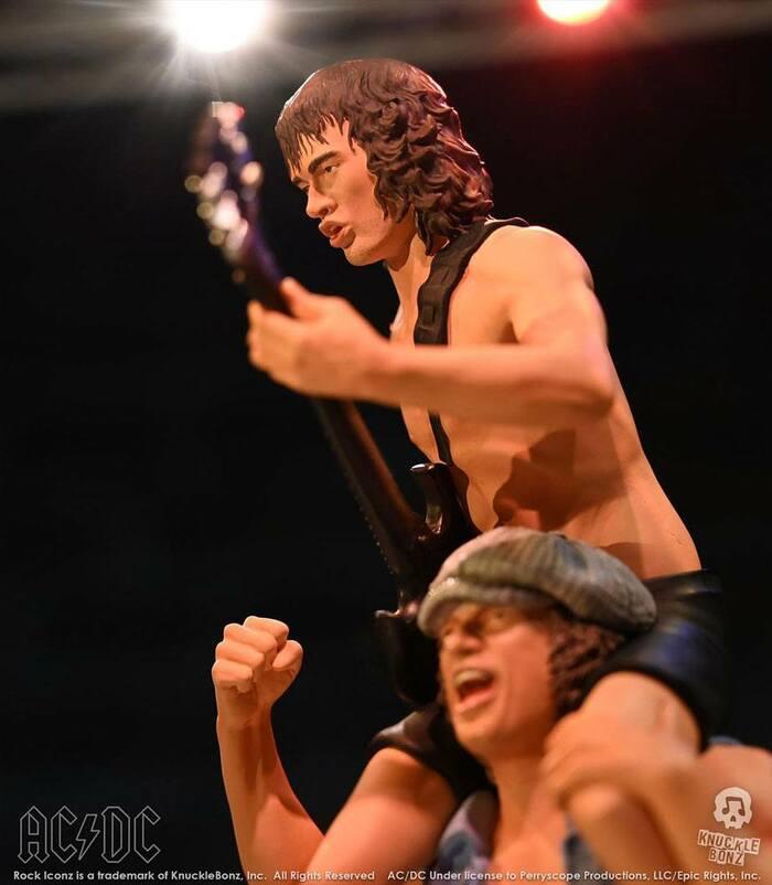 AC/DC - Rock Iconz - Angus & Brian 1/9 Polystone Statue