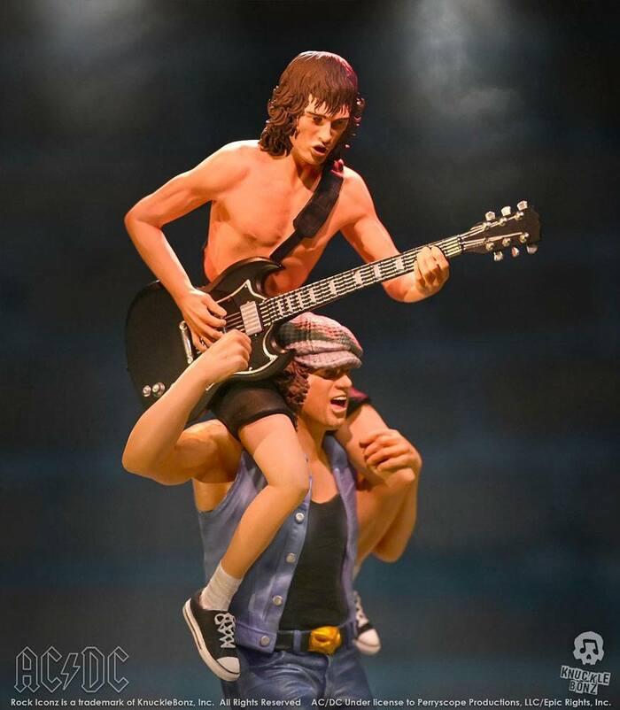 AC/DC - Rock Iconz - Angus & Brian 1/9 Polystone Statue