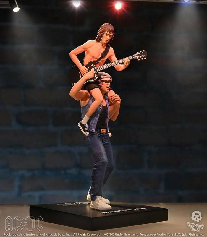 AC/DC - Rock Iconz - Angus & Brian 1/9 Polystone Statue
