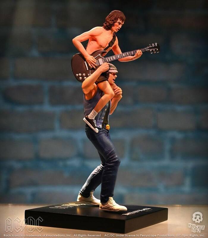 AC/DC - Rock Iconz - Angus & Brian 1/9 Polystone Statue