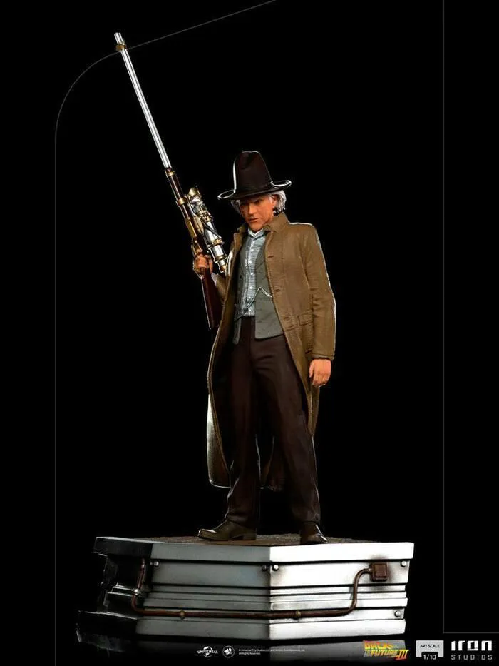 RITORNO AL FUTURO - Back to the Future III - Doc Brown 1/10 Art Scale Statue