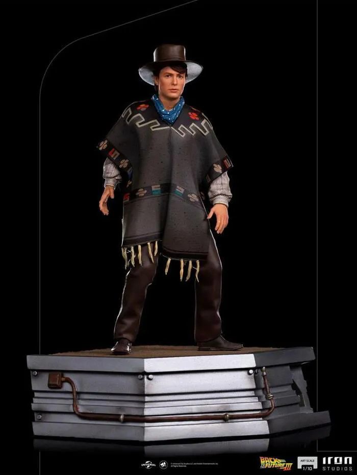 RITORNO AL FUTURO - Back to the Future III - Marty McFly 1/10 Art Scale Statue