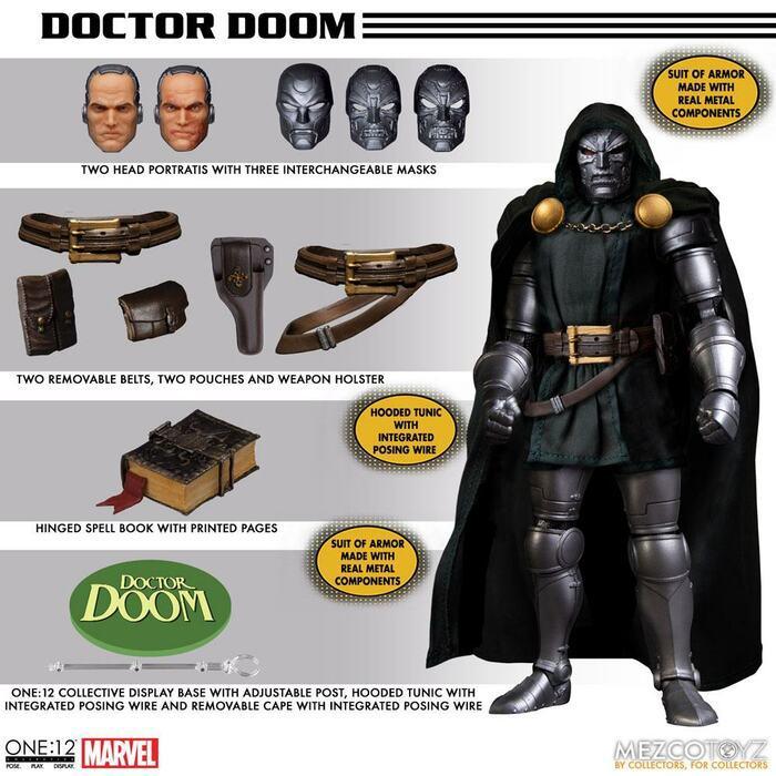 MARVEL - Doctor Doom 1/12 Action Figure