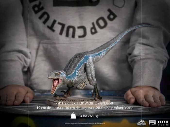 JURASSIC WORLD - Fallen Kingdom - Blue 1/10 Art Scale Statue
