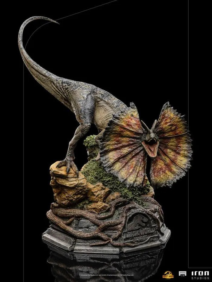 JURASSIC WORLD - Dominion - Dilophosaurus 1/10 Art Scale Statue