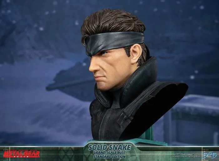 METAL GEAR SOLID - Solid Snake Grand Scale Polystone Bust