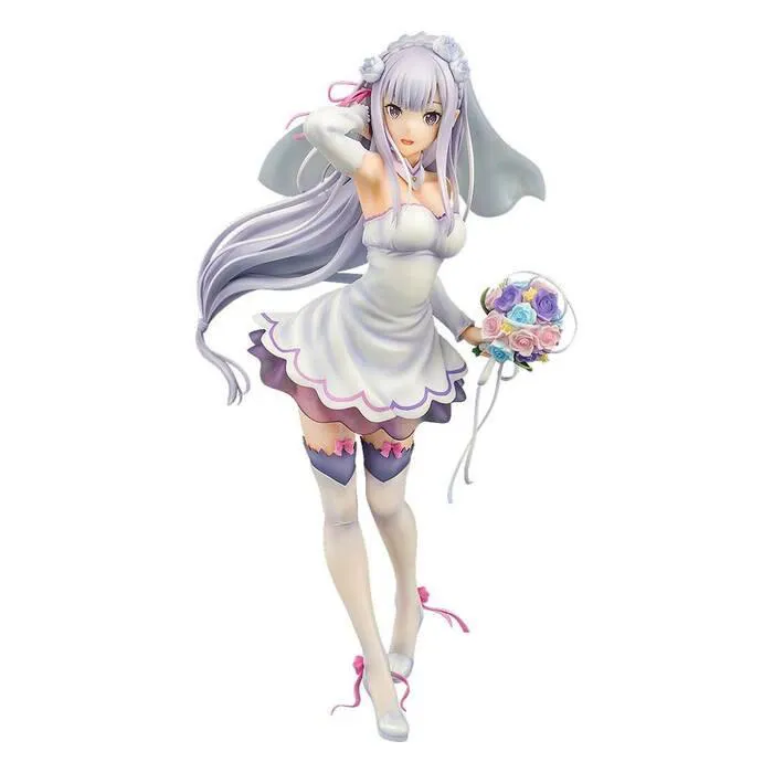 RE:ZERO Starting Life in Another World - Emilia Wedding Ver. 1/7 Pvc Figure