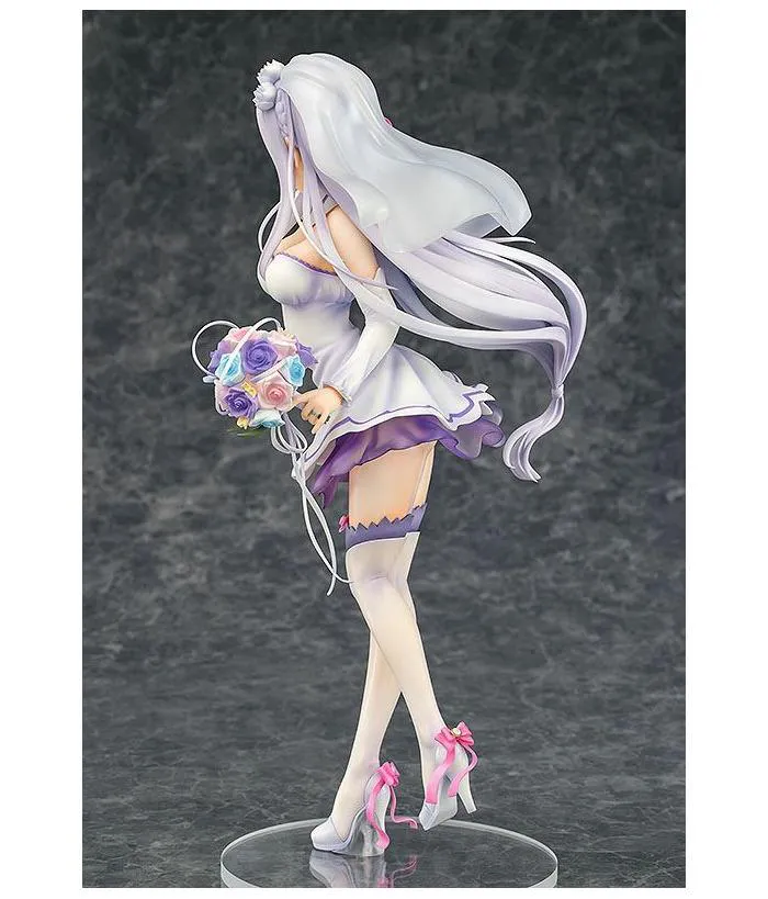 RE:ZERO Starting Life in Another World - Emilia Wedding Ver. 1/7 Pvc Figure
