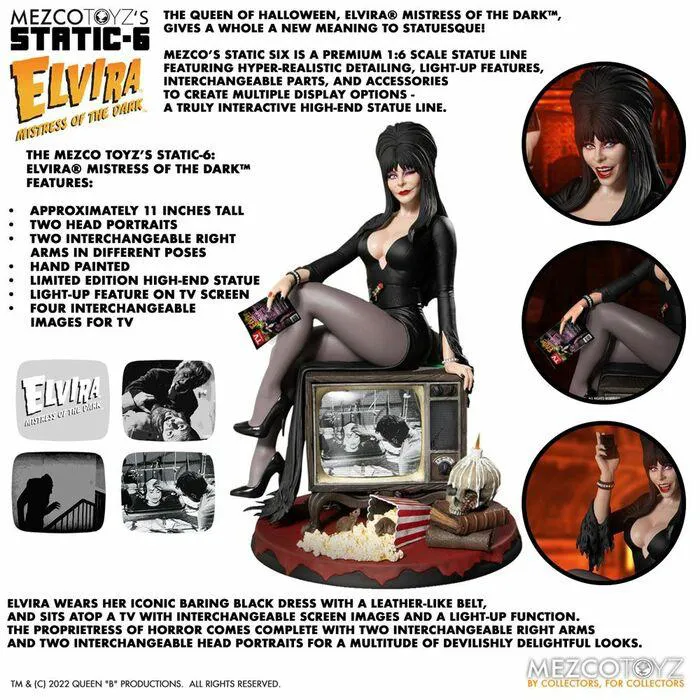 ELVIRA - Mistress of the Dark 1/6 Statue