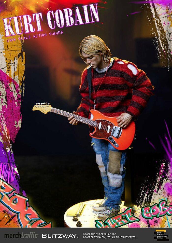 NIRVANA - Kurt Cobain On Stage 1/6 Action Figure 12"