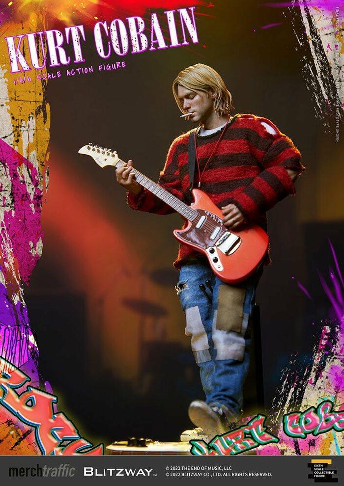 NIRVANA - Kurt Cobain On Stage 1/6 Action Figure 12"