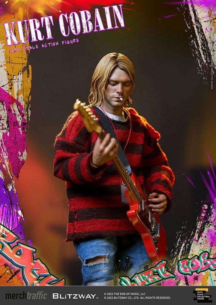 NIRVANA - Kurt Cobain On Stage 1/6 Action Figure 12"