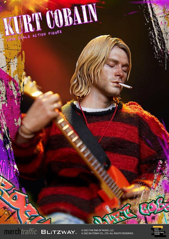 NIRVANA - Kurt Cobain On Stage 1/6 Action Figure 12"
