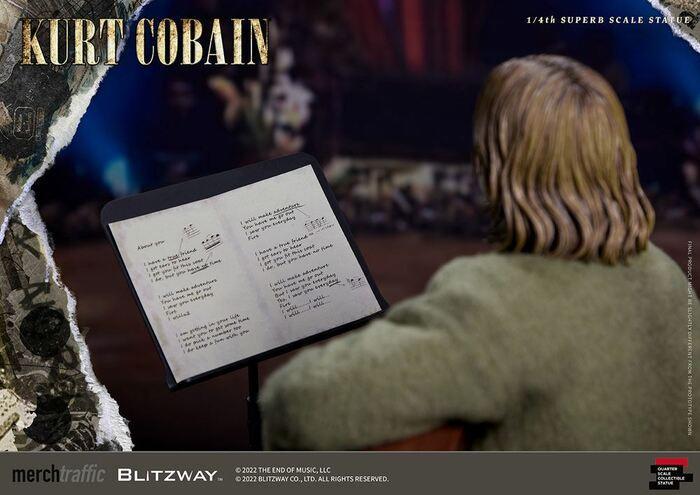 NIRVANA - Kurt Cobain Unplugged 1/4 Superb Scale Statue