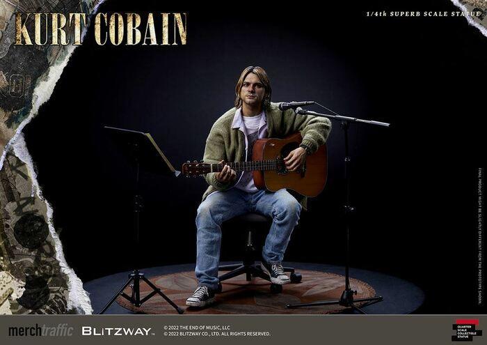 NIRVANA - Kurt Cobain Unplugged 1/4 Superb Scale Statue