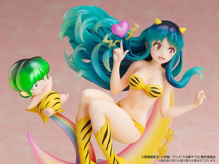 LAMU' - Urusei Yatsura - Lum & Ten Box Cafe & Space Collaboration 1/7 Pvc Figure