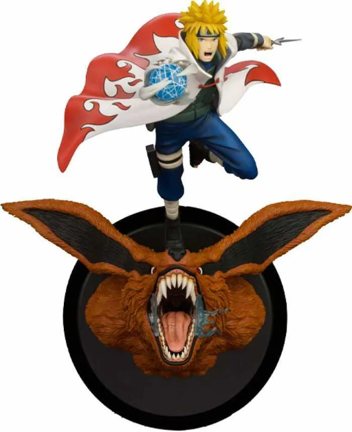 NARUTO SHIPPUDEN - Minato Namikaze Vs Nine Tailed Fox 1/8 Wall Statue
