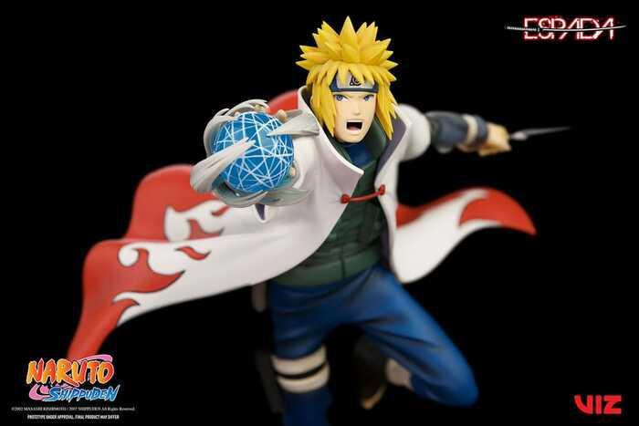 NARUTO SHIPPUDEN - Minato Namikaze Vs Nine Tailed Fox 1/8 Wall Statue