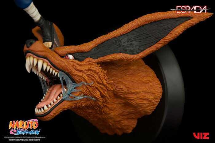 NARUTO SHIPPUDEN - Minato Namikaze Vs Nine Tailed Fox 1/8 Wall Statue