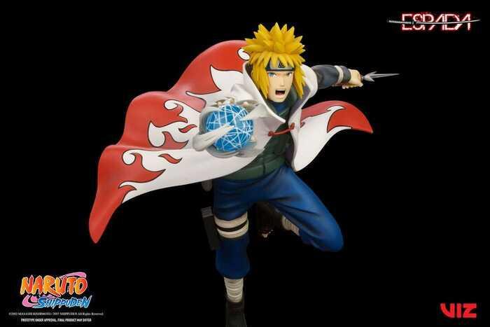 NARUTO SHIPPUDEN - Minato Namikaze Vs Nine Tailed Fox 1/8 Wall Statue