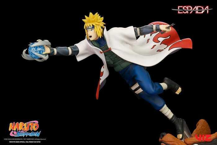 NARUTO SHIPPUDEN - Minato Namikaze Vs Nine Tailed Fox 1/8 Wall Statue