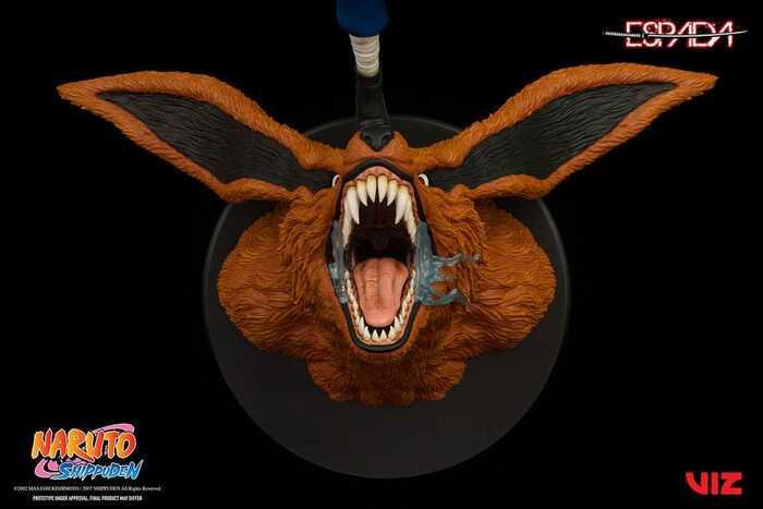 NARUTO SHIPPUDEN - Minato Namikaze Vs Nine Tailed Fox 1/8 Wall Statue