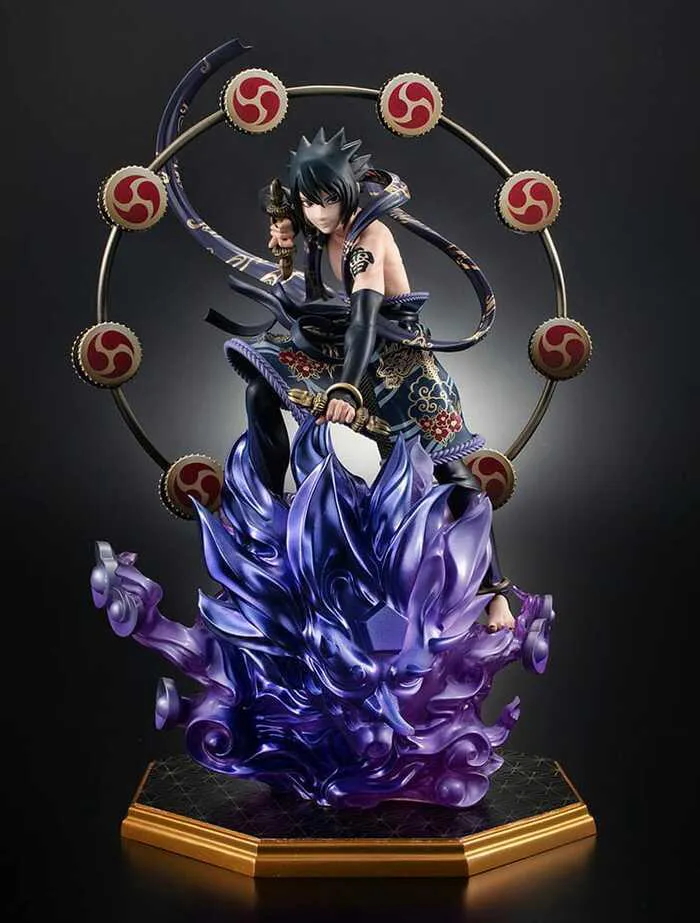 NARUTO SHIPPUDEN - Sasuke Uchiha Thunder God Pvc Figure Precious G.E.M.