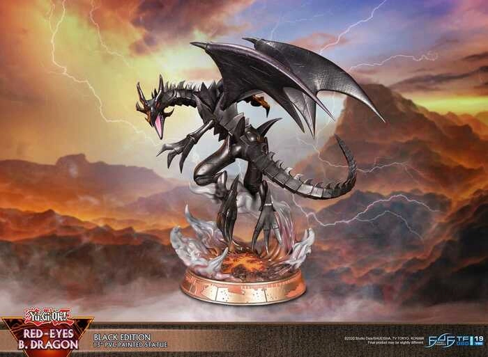 YU-GI-OH! - Red-Eyes B. Dragon Black Colour Pvc Figure