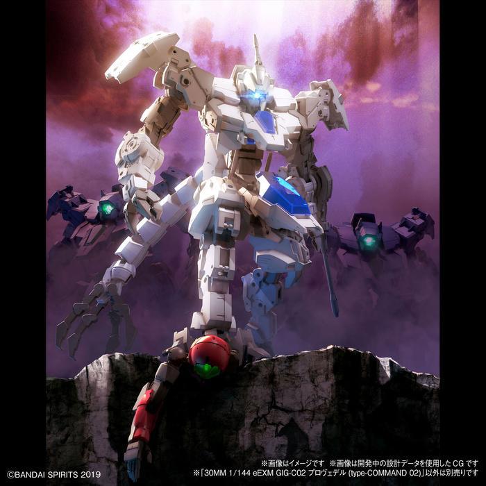 GUNDAM 30MM / 30 MINUTES MISSIONS - 1/144 eEXM GIG-C02 Provedel Type-COMMAND 02 Model Kit # 55