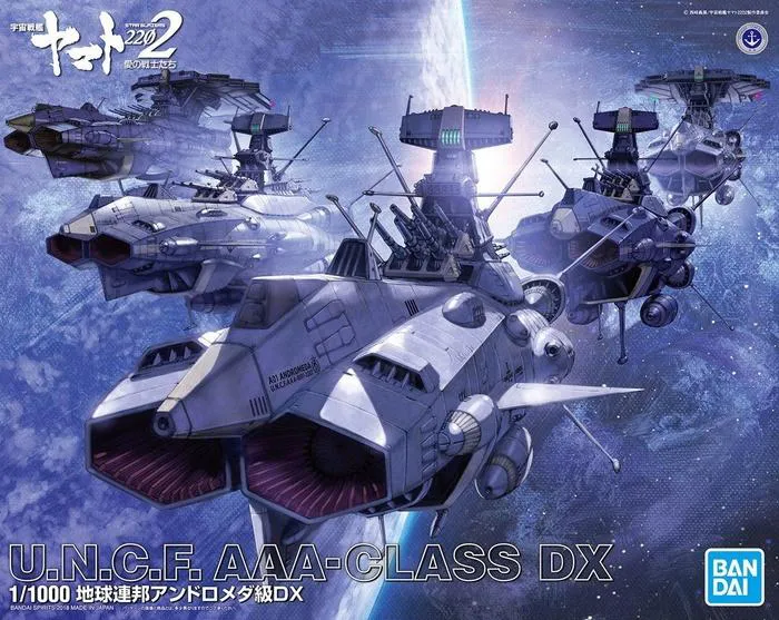 YAMATO STAR BLAZERS 2202 - 1/1000 U.N.C.F. AAA-Class DX Model Kit