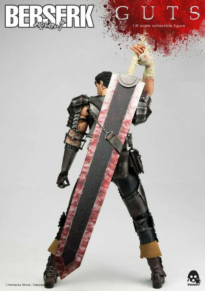 BERSERK - Guts Black Swordsman 1/6 Action Figure 12"