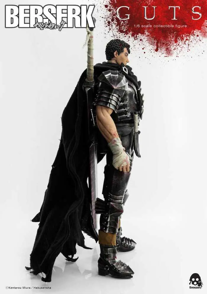 BERSERK - Guts Black Swordsman 1/6 Action Figure 12"