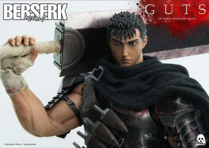 BERSERK - Guts Black Swordsman 1/6 Action Figure 12"