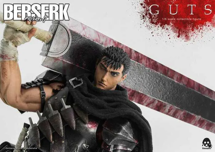 BERSERK - Guts Black Swordsman 1/6 Action Figure 12"
