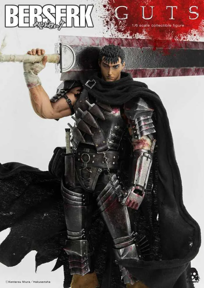 BERSERK - Guts Black Swordsman 1/6 Action Figure 12"