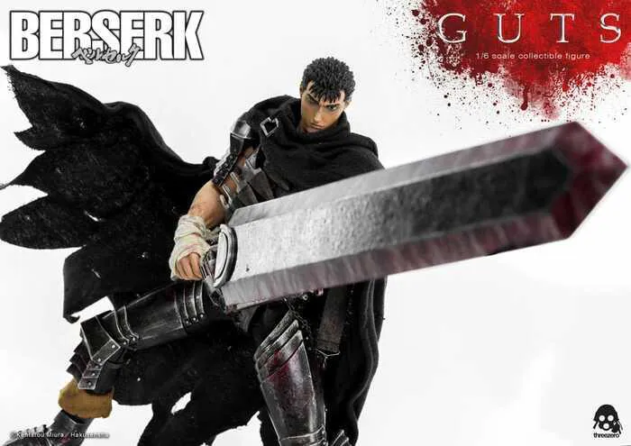 BERSERK - Guts Black Swordsman 1/6 Action Figure 12"